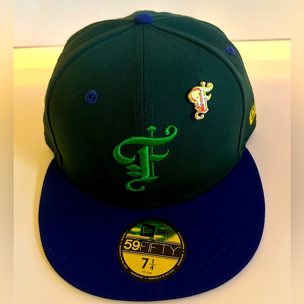 Feature x New Era Timepiece Fitted Cap 7 1/4 Green/Royal